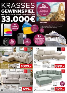 Couch im porta Möbel Prospekt "KRASSER DENN JE" mit 8 Seiten (Hannover)