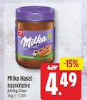 Haselnusscreme von Milka für 4,49 € bei EDEKA im Angebot Haselnusscreme von Milka im aktuellen EDEKA Prospekt