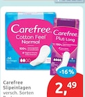 Cotton Feel Normal von Carefree für 2,49 € bei budni im Angebot Cotton Feel Normal von Carefree im aktuellen budni Prospekt