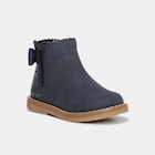 La Halle Saint-Gély-du-Fesc - Promo Bottines métallisées avec noeuds bleu marine fille Promo Bottines métallisées avec noeuds bleu marine fille à 29,99 € dans le catalogue La Halle à Saint-Gély-du-Fesc