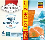 SAUMON FUMÉ DE NORVÈGE MAISON DELPEYRAT - DELPEYRAT en promo chez Auchan Supermarché Créteil à 7,99 €