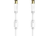 100 dB, 3 m Koax-Stecker auf Koax-Kupplung, Antennen-Kabel, von HAMA im aktuellen MediaMarkt Saturn Prospekt für 15,99 €