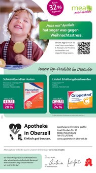 Aktueller mea - meine apotheke Prospekt "Unsere Dezember-Angebote" Seite 1 von 4 Seiten für Ravensburg