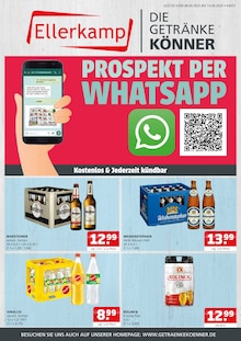 Bier im aktuellen Getränke Ellerkamp Prospekt (Bocholt) Bier im Getränke Ellerkamp Prospekt "DIE GETRÄNKEKÖNNER" mit 4 Seiten (Bocholt)