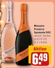 Prosecco Spumante DOC Angebote von Mionetto bei REWE Stuttgart für 6,49 €