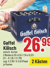 Gaffel Kölsch im Angebot bei Trinkgut in Borken Gaffel Kölsch Angebote von Gaffel Kölsch bei Trinkgut Borken für 26,99 €