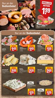 Wurst im REWE Prospekt "Dein Markt" mit 32 Seiten (Rostock)