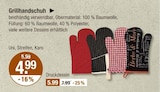 Grillhandschuh Uni, Streifen, Karo im V-Markt Prospekt Grillhandschuh Uni, Streifen, Karo von im aktuellen V-Markt Prospekt für 4,99 €