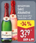 Sekt/Alkoholfrei im ALDI Nord Prospekt Sekt/Alkoholfrei von Rotkäppchen im aktuellen ALDI Nord Prospekt für 3,29 €