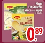 Für Genießer Sauce Hollandaise Angebote von Maggi bei EDEKA Germering für 0,89 €