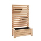 Mr. GARDENER Blumenkasten, 90x150x45 cm (BxHxT), Lärche, ohne Einhängekästen - braun von Mr. GARDENER im aktuellen Hagebaumarkt Prospekt für 119,00 €