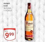 Uralt von Asbach im aktuellen GLOBUS Prospekt