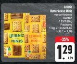 Butterkekse Minis im Angebot bei E center in Schweinfurt Butterkekse Minis Angebote von Leibniz bei E center Schweinfurt für 1,29 €