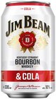 Bourbon Whiskey & Cola oder Lime Splash Angebote von Jim Beam bei REWE Michelstadt für 1,99 €