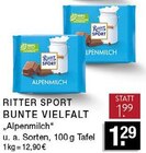 Bunte Vielfalt Alpenmilch Angebote von Ritter Sport bei E center Hilden für 1,29 €
