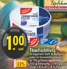 Thunfischfilets in eigenem Saft & Aufguss Angebote von Gut & Günstig bei EDEKA Beckum für 1,00 €