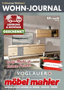 Möbel Mahler Siebenlehn Prospekt Große Marke zu kleinen Preisen! mit  Seiten in Regis-Breitingen und Umgebung