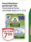 Maschinengeschirrspül-Tabs im Angebot bei GLOBUS in Siegen Maschinengeschirrspül-Tabs Angebote von Frosch bei GLOBUS Siegen für 7,99 €
