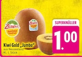 Kiwi Gold "Jumbo" im EDEKA Prospekt Kiwi Gold "Jumbo" von Zespri im aktuellen EDEKA Prospekt für 1,00 €