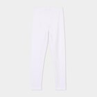 Legging long coton taille élastiquée blanc fille - LH en promo chez La Halle Legging long coton taille élastiquée blanc fille - LH dans le catalogue La Halle