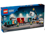 La Grande Récré La Garde - Promo Le train de marchandises du port avec grue et camion Promo Le train de marchandises du port avec grue et camion à 99,99 € dans le catalogue La Grande Récré à La Garde
