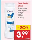 Bodylotion von Dove für 3,99 € bei Netto Marken-Discount im Angebot Bodylotion von Dove im aktuellen Netto Marken-Discount Prospekt