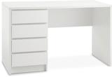 Schublade im JYSK Prospekt JYSK Schreibtisch LIMFJORDEN 60x120 4 Schubladen weiß von JYSK im aktuellen JYSK Prospekt für 125,00 €