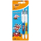 2 stylos bille 4 couleurs Mario - BIC à 4,60 € dans le catalogue Carrefour Market