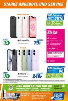 Smartphone im expert Prospekt "iPHONE DEALS" mit 10 Seiten (Siegen (Universitätsstadt))