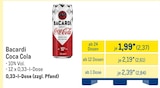 Coca Cola von Bacardi im aktuellen METRO Prospekt für 2,37 €