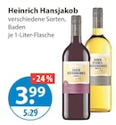 Rotwein im V-Markt Prospekt Baden Spätburgunder von Heinrich Hansjakob im aktuellen V-Markt Prospekt für 3,99 €