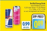 Energy Drink im Angebot bei diska in Erlangen Energy Drink Angebote von Red Bull bei diska Erlangen für 0,89 €