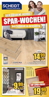 Scheidt Prospekt der KW 47 "DER GOLDENE HERBST. SPARWOCHEN!" Aktueller Scheidt Prospekt "DER GOLDENE HERBST. SPARWOCHEN!" Seite 1 von 11 Seiten