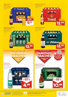 Bier im Netto Marken-Discount Prospekt "DER ORT, AN DEM DU IMMER AUSGEZEICHNETE PREISE FINDEST." mit 2 Seiten (Hannover)