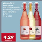 Aktuelles Fruchtsecco Apfel-Holunder Angebot bei Getränke König in Ingolstadt ab 4,29 €