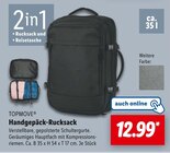 Aktuelles Handgepäck-Rucksack Angebot bei Lidl in Recklinghausen ab 12,99 €