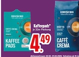 Caffè Crema Kaffee Pads Angebote von Eduscho bei EDEKA Ingolstadt für 4,49 €