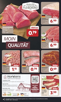 Schweinefilet Angebot im aktuellen combi Prospekt auf Seite 4