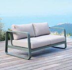 Canapé Domilly 2 places aluminium en promo chez Maxi Bazar Chambly à 399,00 €