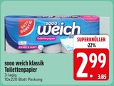 Toilettenpapier im EDEKA Prospekt sooo weich klassik Toilettenpapier im aktuellen EDEKA Prospekt für 2,99 €