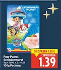 Schinkenwurst von Paw Patrol für 1,39 € bei E center im Angebot Schinkenwurst von Paw Patrol im aktuellen E center Prospekt