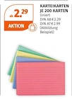 Karteikarten im Müller Prospekt Karteikarten von im aktuellen Müller Prospekt für 2,29 €