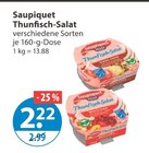 Thunfisch-Salat im V-Markt Prospekt Thunfisch-Salat von Saupiquet im aktuellen V-Markt Prospekt für 2,22 €
