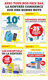 Catalogue Super U à Saint-Ellier cette semaine, valable du 16/07/2025 au 10/08/2025 Prospectus Super U à Saint-Ellier, "Super U", 18 pages de promos valables du 16/07/2025 au 10/08/2025