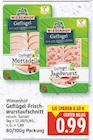Geflügel Mortadella von Wiesenhof für 0,99 € bei E center im Angebot Geflügel Mortadella von Wiesenhof im aktuellen E center Prospekt