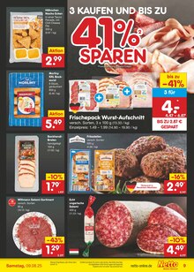 Wurst im Netto Marken-Discount Prospekt "Aktuelle Angebote" mit 61 Seiten (Neuss)