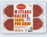 Steak haché 20% mg pur boeuf / haché vrac 20% mg pur boeuf nature / haché vrac 20% mg bolognaise - BIGARD en promo chez Super U Hyères à 6,99 €