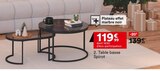 TABLE BASSE SPIROT - But à Montpellier TABLE BASSE SPIROT en promo chez But Montpellier à 119,99 €