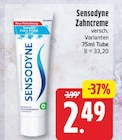 Zahncreme von Sensodyne für 2,49 € bei EDEKA im Angebot Zahncreme von Sensodyne im aktuellen EDEKA Prospekt