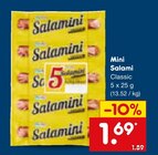 Mini Salami Classic  im aktuellen Netto Marken-Discount Prospekt für 1,69 €